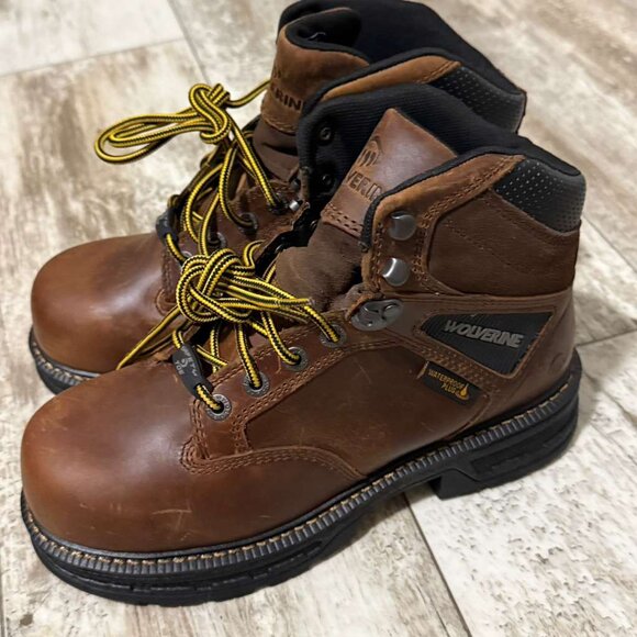 Wolverine Boots for men NEW Waterprof Boots for Work Mens Size 7.5 main image 9